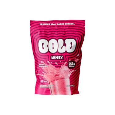 Imagem de WHEY PROTEIN 3W - BOLD WHEY (450g) - Sabor: Mousse de Morango