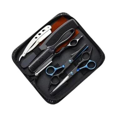 Imagem de Tesoura De Cabeleireiro Inoxidável De 6,5 Polegadas, Barbeiro, Corte D