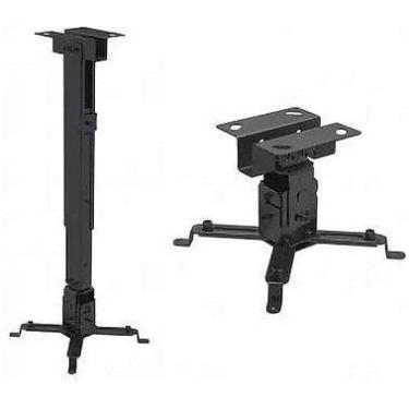Imagem de Suporte para projetor multimidia com alongador preto fixatek ft-pr2b -