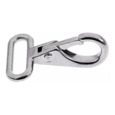 Imagem de Mosquetão Em Aço Inox 5 Mm Para Capota Marítima Toldo Lancha - ABROLHO