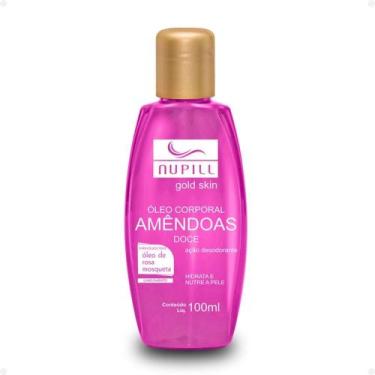 Imagem de Óleo Corporal Nupill Amêndoas Doce Gold Skin Com Rosa Mosqueta 100ml