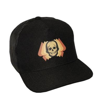Imagem de Boné MCD Aba Curva Trucker MCD Desintegration SM25 Preto  masculino