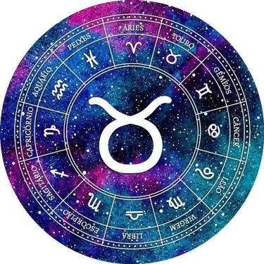 Imagem de Painel Redondo 3D Sublimado Signo Touro Frd-5395