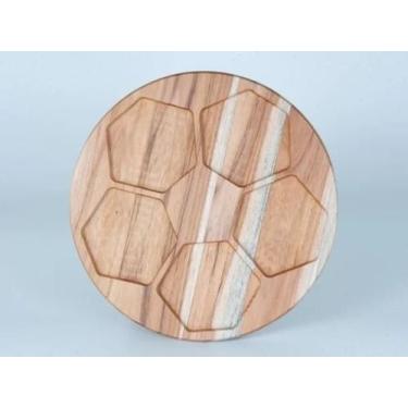 Imagem de PETISQUEIRA EM MADEIRA REDONDA 27 X 1,7cm - ArtePerotto