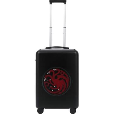 Imagem de FUL Mala de mão Game of Thrones de 57 cm, mala rígida com rodinhas e rodas giratórias, preta, Preto, 22.5 Inch, Ful Mala de mão Game of Thrones de 57 cm, mala rígida com rodinhas