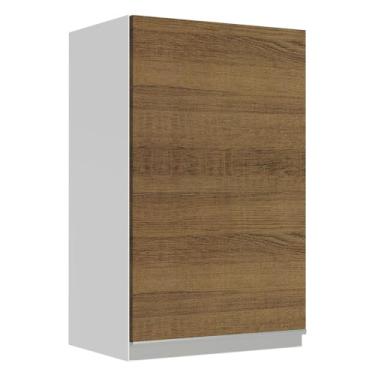 Imagem de Armário Aéreo Madesa Glamy 40 cm 1 Porta Branco/Rustic