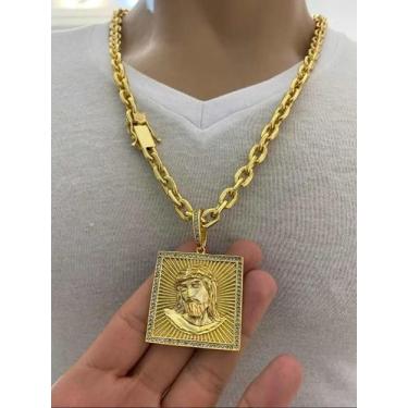 Imagem de Cordão Ouro 10 Milésimos Tojoia18k - Dourado - 70cm
