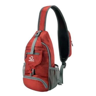 Imagem de WATERFLY Mochila tiracolo pequena embalável, bolsa de ombro e peito para caminhadas, viagens