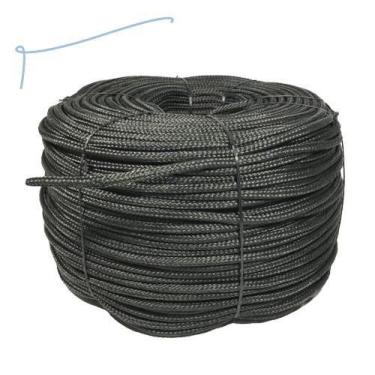 Imagem de Corda Preta Multifilamento 10mm Rolo Aprox 10kg - Pillartech