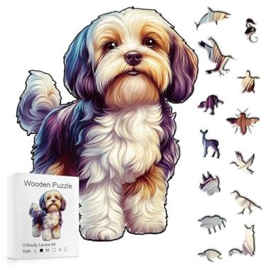 Imagem de Quebra Cabeça de Madeira Shih Tzu, Wooden Puzzle | Diversão para toda família (A3 - L)