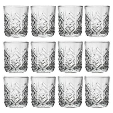 Imagem de Jogo de Copos de Vidro De Whisky Zenith Transparente 310ml 12 peças - 