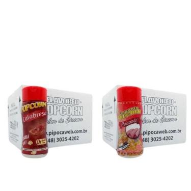 Imagem de Temperos Para Pipoca Cx 12 Frascos 6 Calabresa 6 Presunto - Flavored P