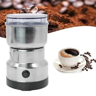 Imagem de Moedor de Café Elétrico, 200W, Lâminas em Aço Inox, Capacidade 150g, Prateado, 17cm x 10cm