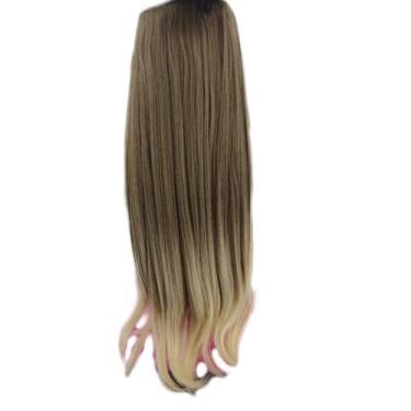 Imagem de Alongamento Aplique Tic Tac Liso Loiro Platinado 8T613 Fibra - C&C Sho