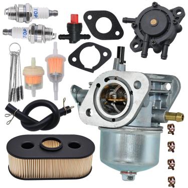 Imagem de Kits de carburador Upgrade 15003-7061 para Kawasaki FH381V FH430V FH541V FS481V Substituição do motor 15003-7047 15003-7054 15004-7057 15003-7107 com bomba de combustível e filtro de ar