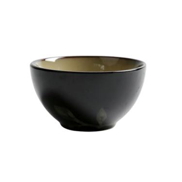 Imagem de Prato de cerâmica pintado à mão em cerâmica de estilo japonês retrô delicado e minimalista - tigela de arroz de 11,4 cm