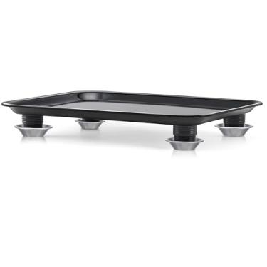 Imagem de Marsui O conjunto de bandeja à prova de formigas para cães e gatos inclui 1 bandeja à prova de formigas e 4 suportes de altura ajustável e copo de água, estação de alimentação para gatos ao ar livre