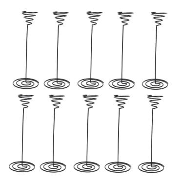 Imagem de Pssopp 10 PCs Stand Iron Stand, Decorativa Stand para Balcony Garden Patio Home Desk Hotel Hotel Decoração de Casamento