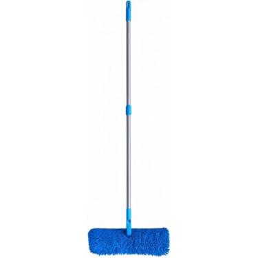 Imagem de Esfregão Flat com Cabo Extensível e Haste Flexível – Limpeza Eficiente e Sem Esforço