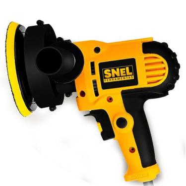 Imagem de Politriz Rotativa Automotiva 700W SN08 Snel Ferramentas, Amarelo/preto