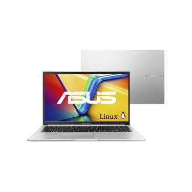 Imagem de Notebook ASUS Vivobook 15 M1502YA AMD Ryzen 7 5825U 8GB Ram 512GB SSD Linux KeepOS 15,6" FHD Cool Silver - NJ611
