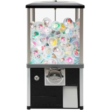 Imagem de Mini Máquina De Chicletes, Máquina De Venda Automática De Doces, Máquina De Venda Automática De Cápsulas Com Fechaduras Para Brinquedos De Cápsula De 4,5-5,5 Cm De Diâm, Black
