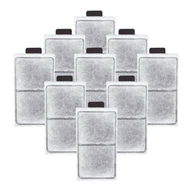 Imagem de ELCCOTYA Pacote com 9 cartuchos de filtro de aquário PF-S para filtros de energia Top Fin Silenstream PF10, cartuchos de filtro de aquário de carbono de substituição