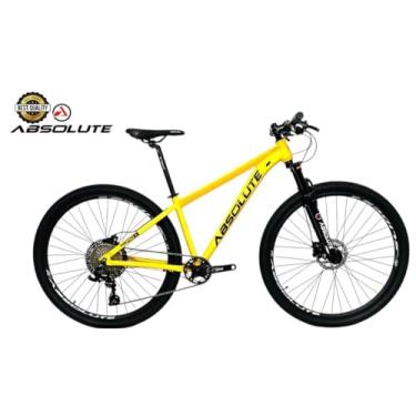 Imagem de Bicicleta Aro 29 Nero 5 Peças Inteira Absolute 12v Garfo com Trava k7 11/52 Freio a Disco Hidráulico (Amarelo, 19)