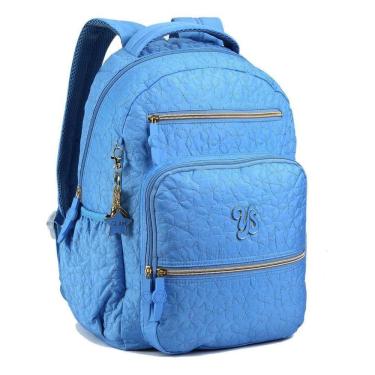 Imagem de Mochila Escolar Juvenil Fashion - Azul