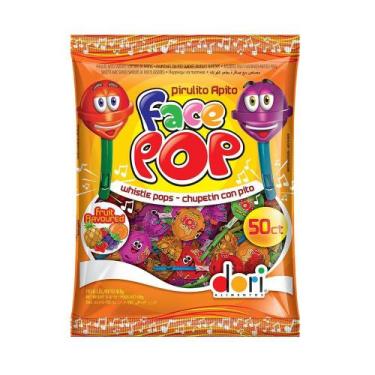 Imagem de Pirulito Facepop Apito 450g - Dori