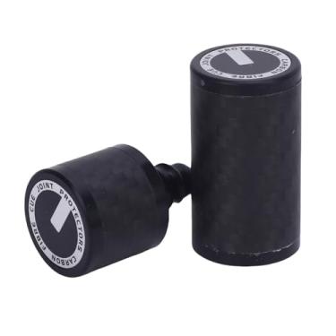 Imagem de SPYMINNPOO Protetor de Articulação da Sugestão da Piscina, Material Inovador de Fibra de Carbono, Ajuste para Pino Radial de Predadores, Design Preto para Extensão de Vida útil Compacta e Portátil,