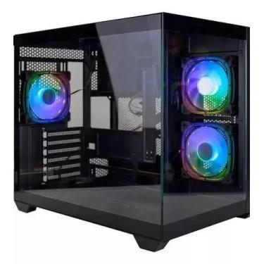 Imagem de Gabinete maxxtro svr275b1, preto, aquario
