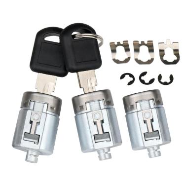 Imagem de Cilindros e chaves de fechadura de porta ApperFit para caminhão Chevy GMC