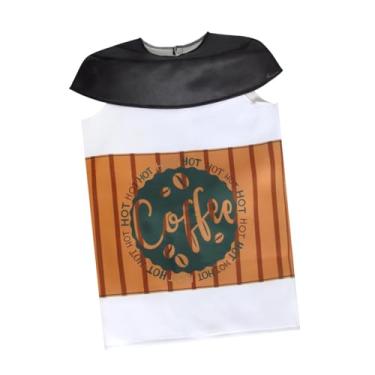 Imagem de kowaku Fantasia infantil de café, fantasia de Halloween com leite, para adereços fotográficos, feriado, carnaval, L to Xl