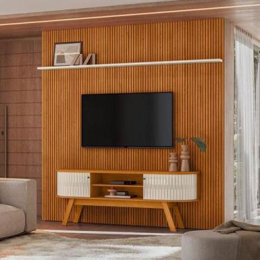 Imagem de Painel Piso Teto New Guaporé com Rack Bancada Valência New Laguna Ambi