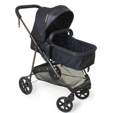 Imagem de Carrinho de Bebê Berço Moisés Passeio Napoli Preto Galzerano