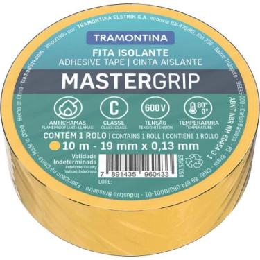 Imagem de Fita Isolante Classe C 0,13x19 mm Tramontina Amarela 10 m