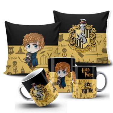 Imagem de Kit almofada e caneca Harry Potter - Newt Scamander Lufa Lufa Personal