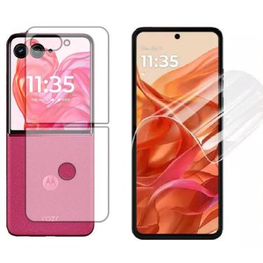 Imagem de Película De Hydrogel Kit Completo Para Motorola Razr 50 / Razr 50 Ultra