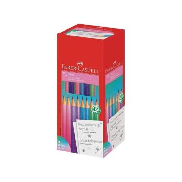 Imagem de Lápis Faber Castell Grafite Preto Glitz - 1 Embalagem com 72 Unidades
