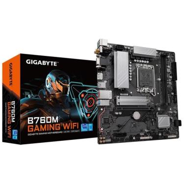 Imagem de Placa Mãe Gigabyte B760M Gaming Wifi Intel Lga 1700 Ddr5