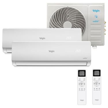 Imagem de Ar-Condicionado Bi-Split Elgin 18000 BTUS 2X12000 Inverter Quente e Frio 220V MTQE18C2CB