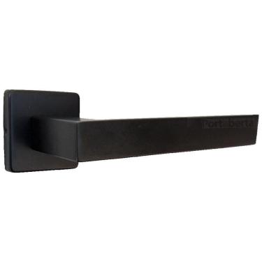 Imagem de Fechadura Porta Interna Quarto Hato 2 Inox Imab Preta Preto