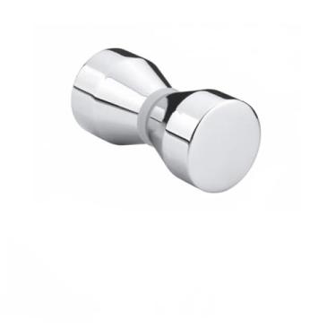 Imagem de Maçaneta de porta de liga de alumínio, maçaneta de vidro para banheiro, janela de armário de chuveiro, ferragens de armá