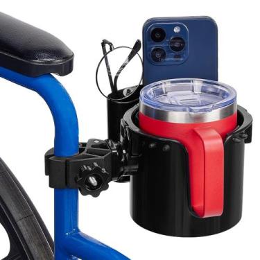 Imagem de Porta-copos JOYTUTUS para cadeira de rodas, andador, andador, carrinho