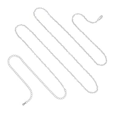 Imagem de CHIC & ARTSY Corrente de barriga de prata esterlina S925 para mulheres - Corrente de cintura leve e confortável, corrente de biquíni sexy ajustável, joias de férias costeiras, Regular Size, Metal