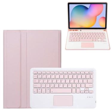 Imagem de Capa Teclado Tablet Samsung Tab S6 Lite 10.4 P619 P613 Rosa
