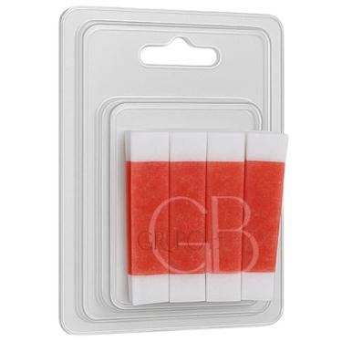 Imagem de 100 Tiras De Cera Pronta Sobrancelhas Buço Morango Depilflax