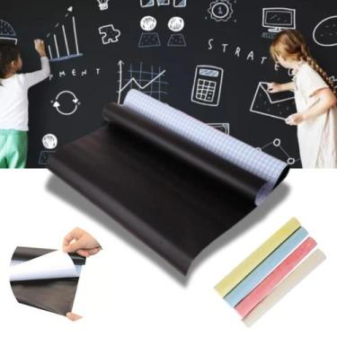 Imagem de Adesivo Recados Lousa Quadro Parede Negro Anotações 45cmX2m - NS