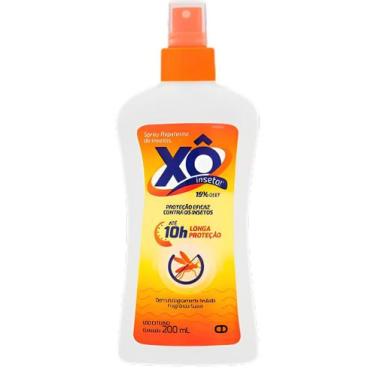 Imagem de Loção em Spray Repelente Xo Inseto Com Ate 10horas De Proteção 200ml -